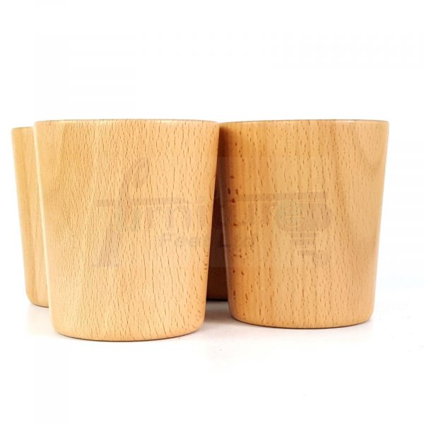 4x Replacement Round Furniture Sofa Legs Chair Settee Feet 100mm High (Self-Fix) - Image 5