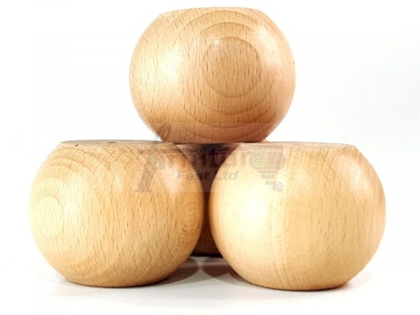 4x Replacement Round Furniture Sofa Legs Chair Settee Feet 50mm High (Self-Fix) - Image 8