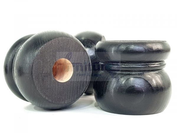 4x Replacement Round Furniture Sofa Legs Chair Settee Feet 50mm High (Self-Fix) - Image 4