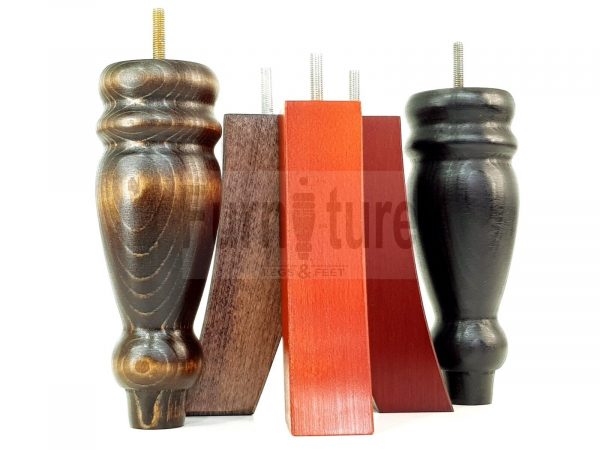 4x Replacement Solid Wood Furniture Sofa Legs M8 Chair Settee Feet 200mm High - Image 5
