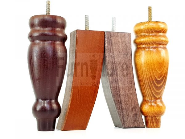 4x Replacement Solid Wood Furniture Sofa Legs M8 Chair Settee Feet 200mm High - Image 7