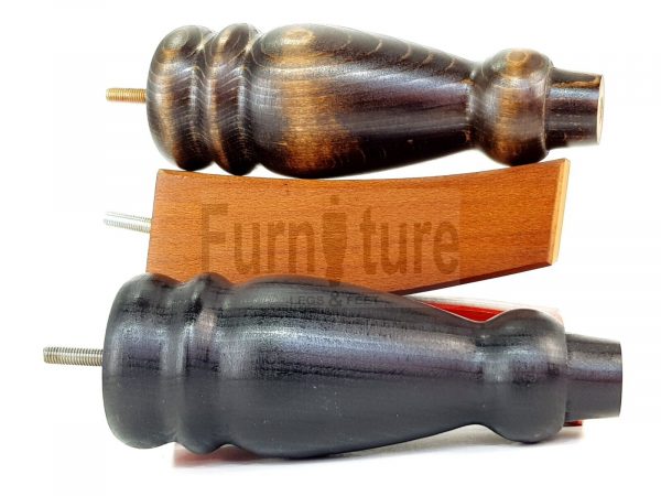 4x Replacement Solid Wood Furniture Sofa Legs M8 Chair Settee Feet 200mm High - Image 9