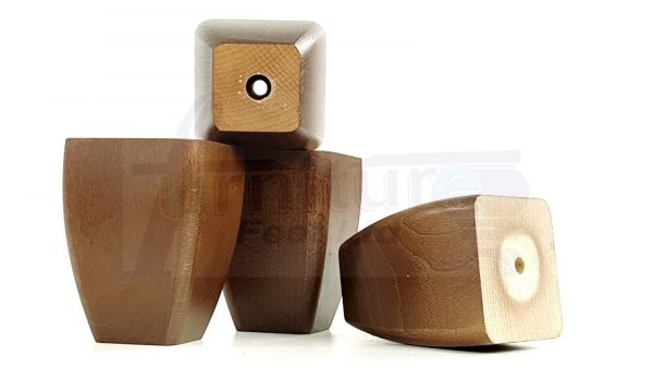 4x Replacement Wood Furniture Sofa Legs Chair Settee Feet 90mm High (Self-Fix) - Image 5