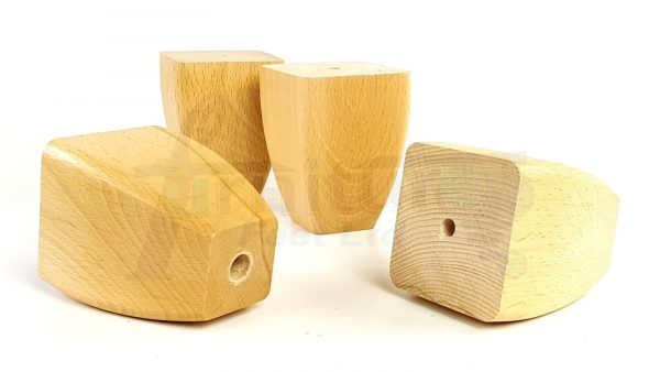 4x Replacement Wood Furniture Sofa Legs Chair Settee Feet 90mm High (Self-Fix) - Image 7