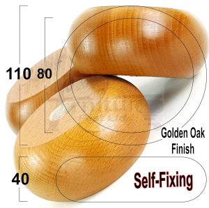 4x SOLID WOOD REPLACEMENT FURNITURE CHAIR LEGS SETTEE FEET 40mm HIGH (SELF-FIX)