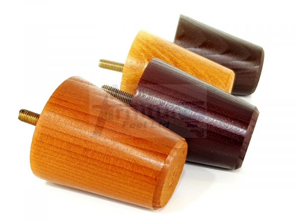 4x SOLID WOODEN SOFA LEGS 75mm High CHAIR FURNITURE REPLACEMENT FEET M8(8mm) - Image 7