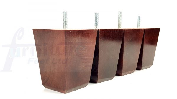 4x Sofa Furniture Legs Soild Wood Chair Feet M8 for Settees Footstool 100mm High - Image 5