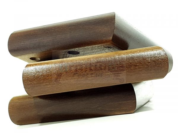 4x Solid Wood Brown Furniture Sofa Chair Settee Legs Replacement Feet 40mm High - Image 10