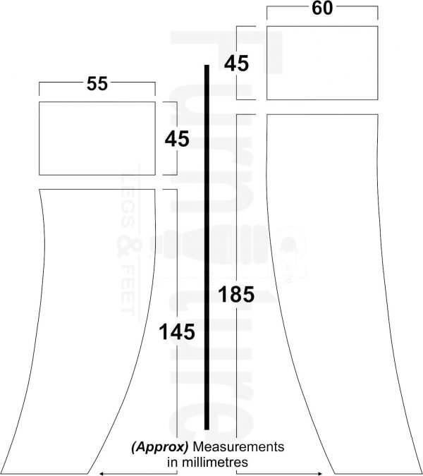 4x Solid Wood Curved Furniture Sofa, Couch Legs M8 Chair, Settee Feet 145mm High - Image 8