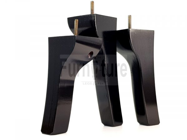 4x Solid Wood Furniture Feet Settee Legs 180mm - 225mm High Sofa Chair Bed M8 - Image 3