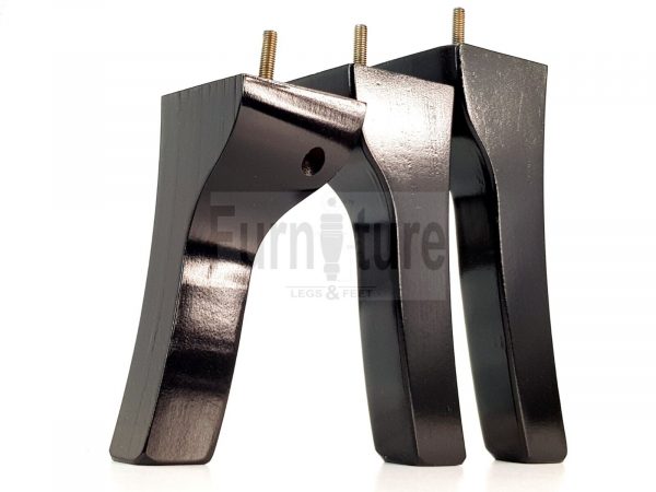 4x Solid Wood Furniture Feet Settee Legs 180mm - 225mm High Sofa Chair Bed M8 - Image 5