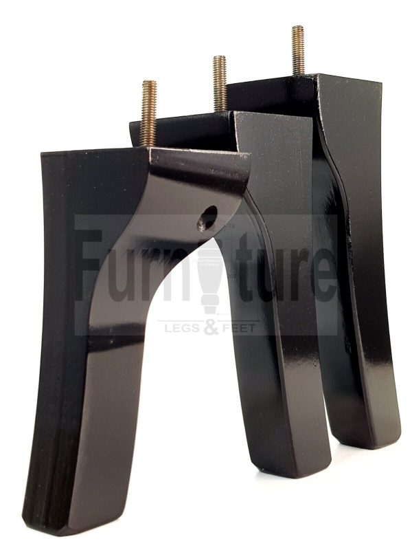 4x Solid Wood Furniture Feet Settee Legs 180mm - 225mm High Sofa Chair Bed M8 - Image 6