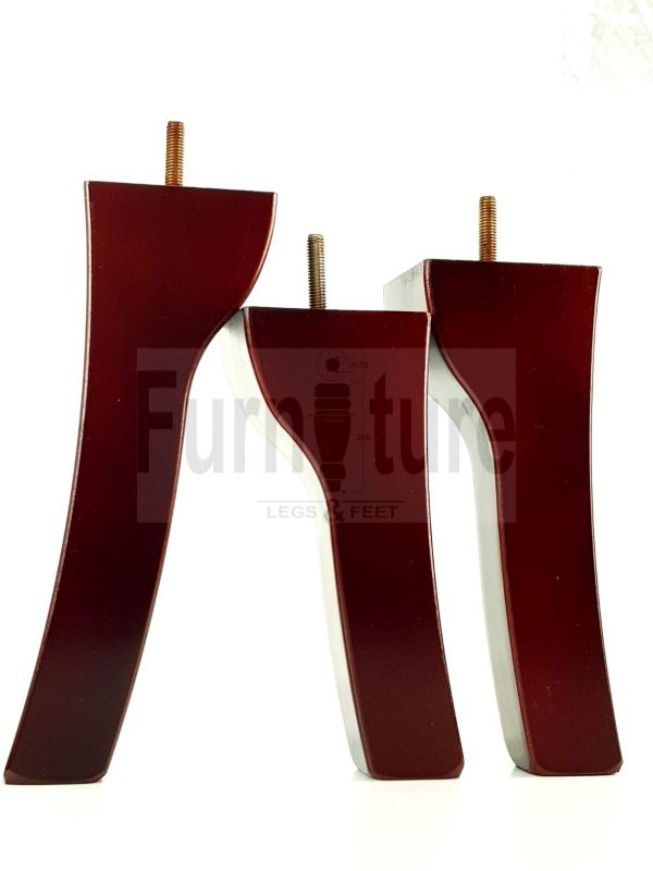 4x Solid Wood Furniture Feet Settee Legs 180mm - 225mm High Sofa Chair Bed M8 - Image 4