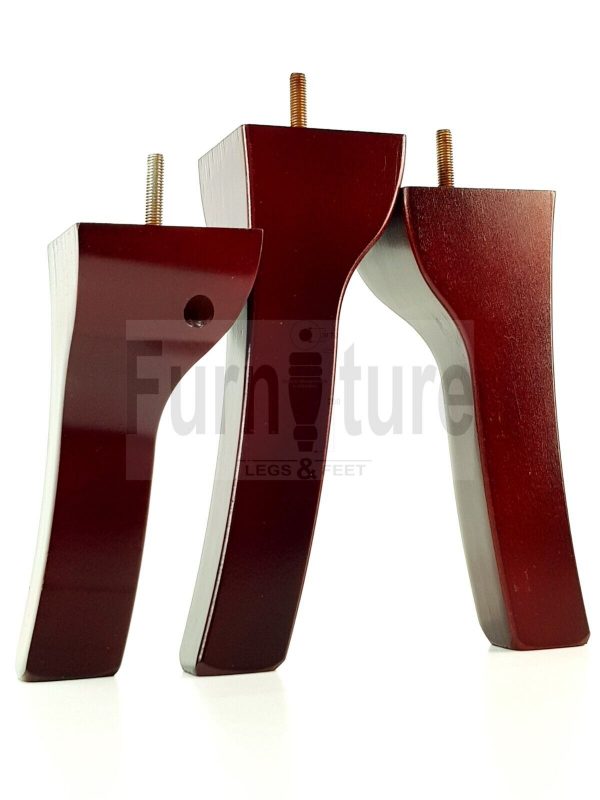 4x Solid Wood Furniture Feet Settee Legs 180mm - 225mm High Sofa Chair Bed M8 - Image 7