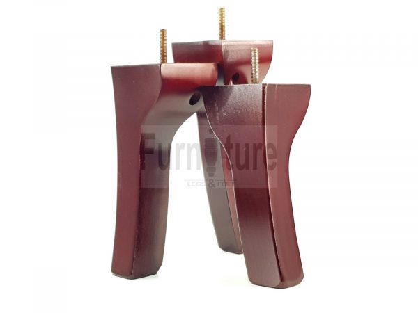 4x Solid Wood Furniture Feet Settee Legs 180mm - 225mm High Sofa Chair Bed M8 - Image 8