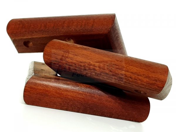 4x Solid Wood Furniture Sofa Chair Settee Legs Mahogany Replacement Feet 40mm - Image 6
