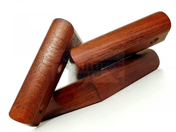 4x Solid Wood Furniture Sofa Chair Settee Legs Mahogany Replacement Feet 40mm - Image 8