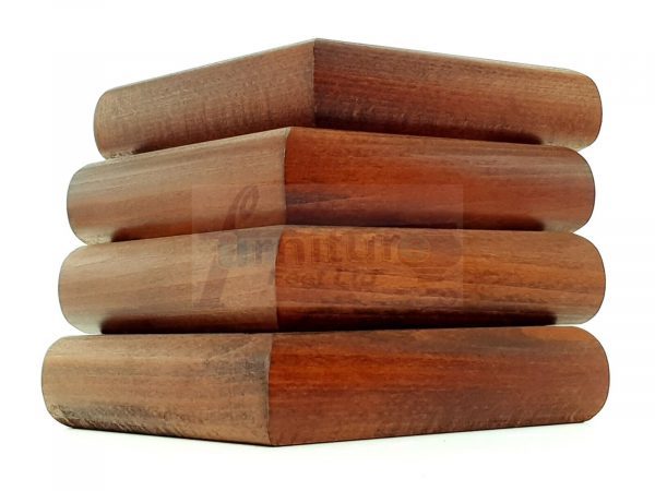 4x Solid Wood Furniture Sofa Chair Settee Legs Mahogany Replacement Feet 40mm - Image 9