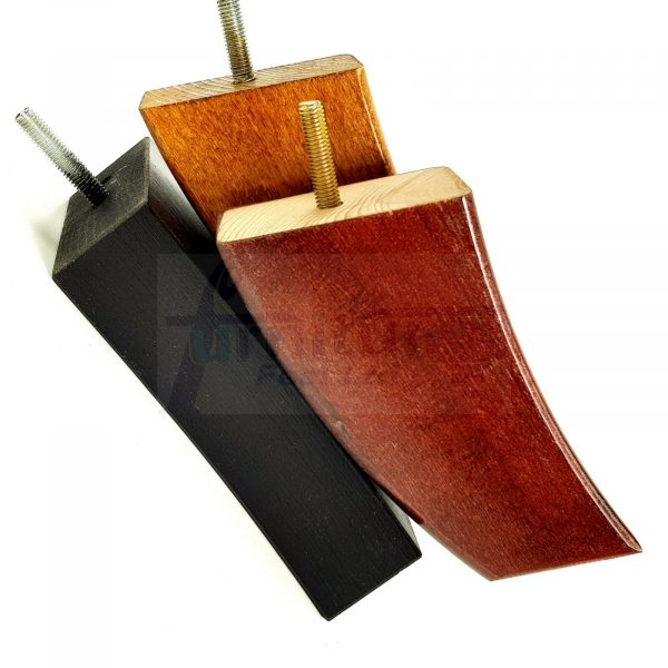 4x TAPERED WOOD SETTEE LEGS 155mm High SOFA REPLACEMENT FURNITURE FEET M8(8mm) - Image 10