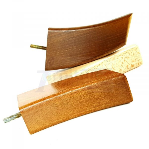 4x TAPERED WOOD SETTEE LEGS 155mm High SOFA REPLACEMENT FURNITURE FEET M8(8mm) - Image 11