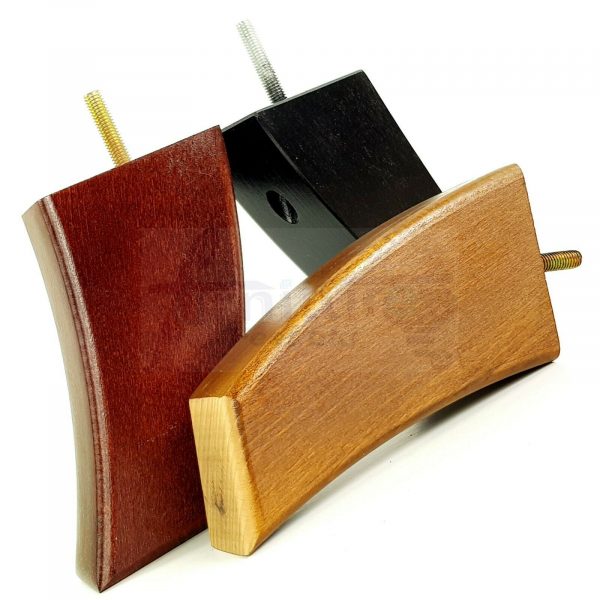 4x TAPERED WOOD SETTEE LEGS 155mm High SOFA REPLACEMENT FURNITURE FEET M8(8mm) - Image 5