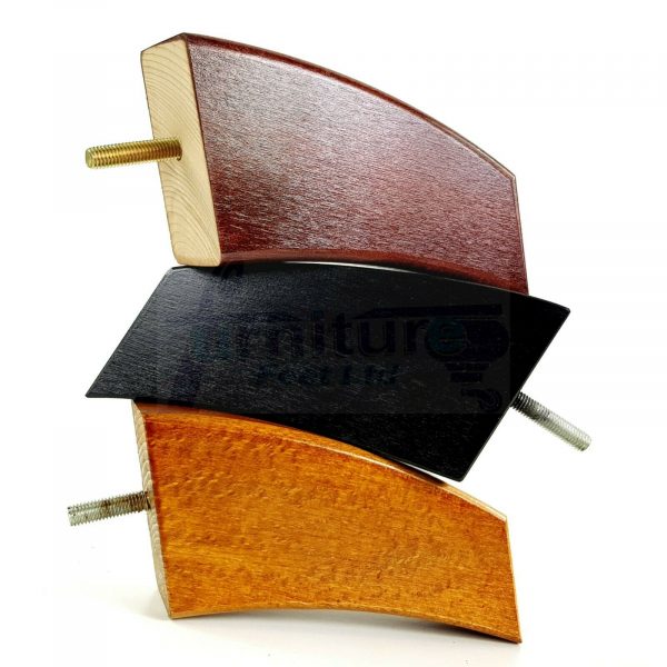 4x TAPERED WOOD SETTEE LEGS 155mm High SOFA REPLACEMENT FURNITURE FEET M8(8mm) - Image 7