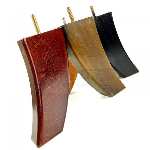 4x TAPERED WOOD SETTEE LEGS 215mm High SOFA REPLACEMENT FURNITURE FEET M8(8mm) - Image 9