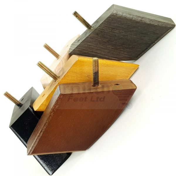 4x TAPERED WOOD SETTEE LEGS 75mm High SOFA REPLACEMENT FURNITURE FEET M8(8mm) - Image 5