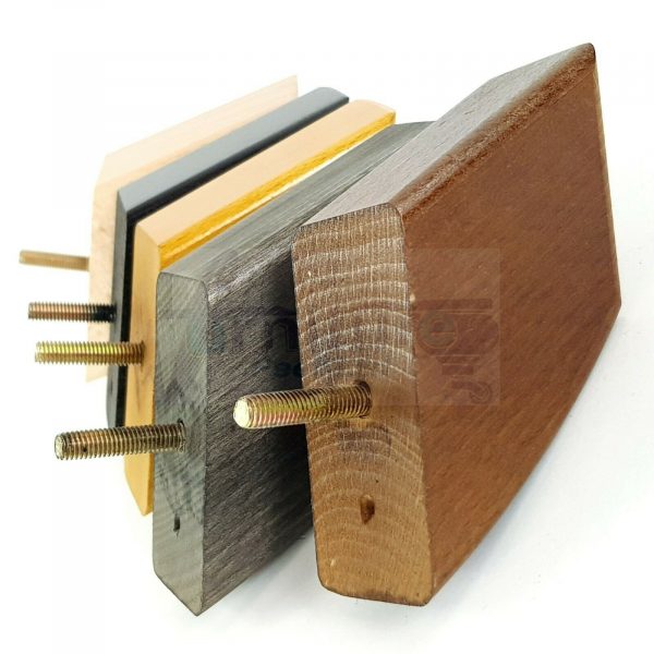 4x TAPERED WOOD SETTEE LEGS 75mm High SOFA REPLACEMENT FURNITURE FEET M8(8mm) - Image 6