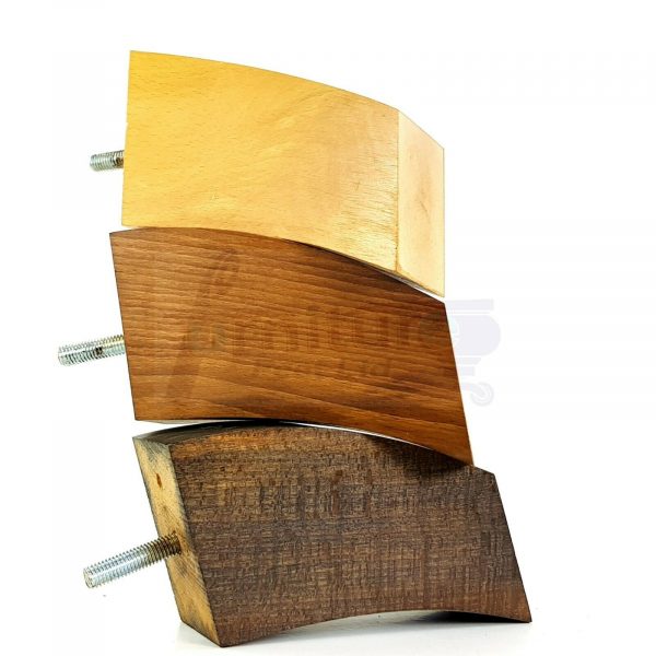 4x TAPERED WOODEN SOFA LEGS 100mm High CHAIR REPLACEMENT FURNITURE FEET M8(8mm) - Image 5