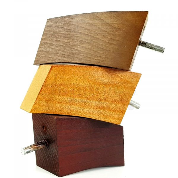 4x TAPERED WOODEN SOFA LEGS 125mm High CHAIR REPLACEMENT FURNITURE FEET M8(8mm) - Image 3