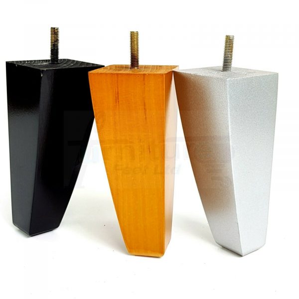 4x TAPERED WOODEN SOFA LEGS 150mm High CHAIR REPLACEMENT FURNITURE FEET M8(8mm) - Image 6