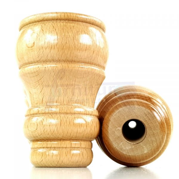 4x TURNED WOOD FURNITURE CHAIR LEGS 125mm High SOFA REPLACEMENT FEET (Pre-Drill) - Image 10