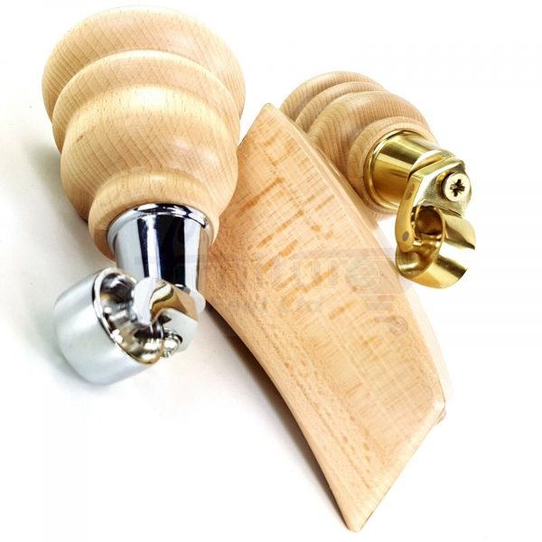 4x TURNED WOODEN CASTOR LEGS 165mm High CHAIR REPLACEMENT FURNITURE FEET M8(8mm) - Image 7
