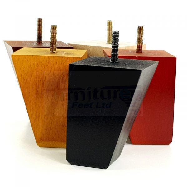 4x Tapered Wood Replacement Furniture Sofa Legs M8 Chair Sofa Settee Feet 100mm - Image 4