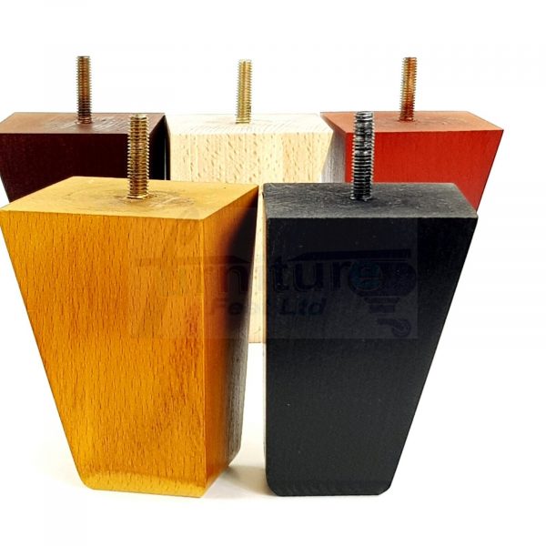4x Tapered Wood Replacement Furniture Sofa Legs M8 Chair Sofa Settee Feet 100mm - Image 5