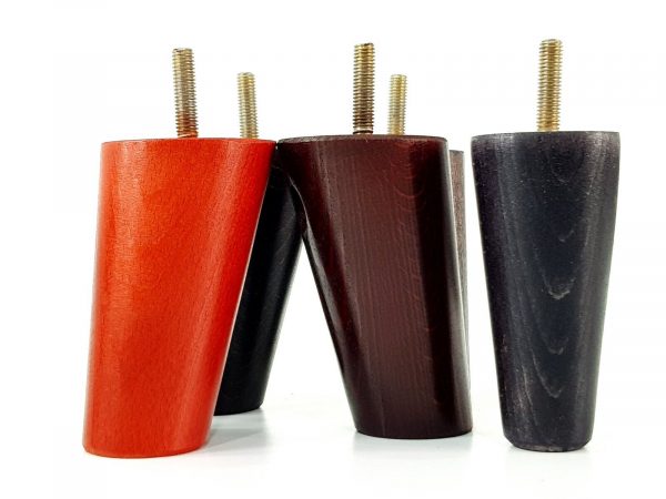 4x Turned Wood Furniture Settee Leg M8 Replacement Feet Chairs Stools Sofa 100mm - Image 4