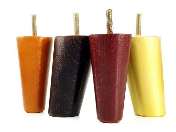 4x Turned Wood Furniture Settee Leg M8 Replacement Feet Chairs Stools Sofa 100mm - Image 7