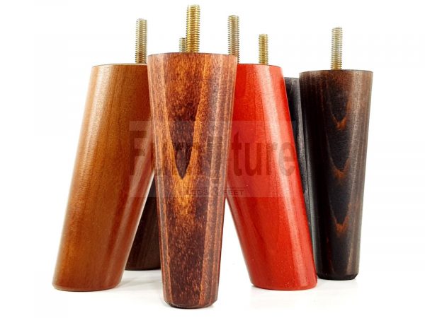 4x Turned Wood Furniture Settee Leg M8 Replacement Feet Chairs Stools Sofa 135mm - Image 4