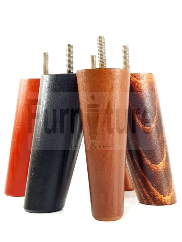 4x Turned Wood Furniture Settee Leg M8 Replacement Feet Chairs Stools Sofa 135mm - Image 6