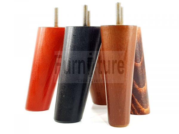 4x Turned Wood Furniture Settee Leg M8 Replacement Feet Chairs Stools Sofa 135mm - Image 9