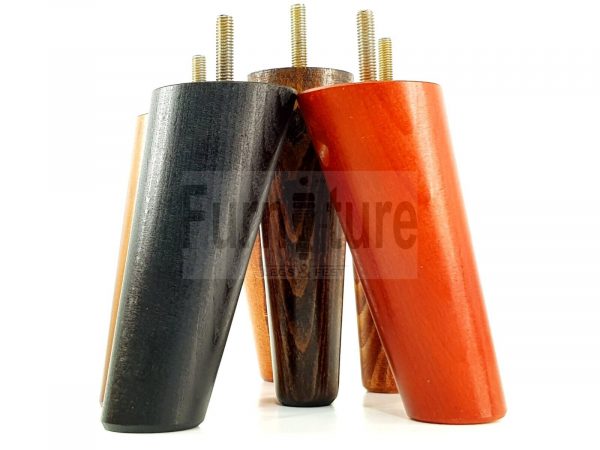 4x Turned Wood Furniture Settee Leg M8 Replacement Feet Chairs Stools Sofa 150mm - Image 5