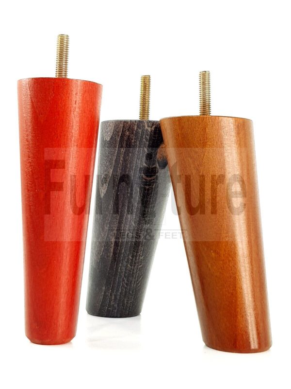 4x Turned Wood Furniture Settee Leg M8 Replacement Feet Chairs Stools Sofa 150mm - Image 9