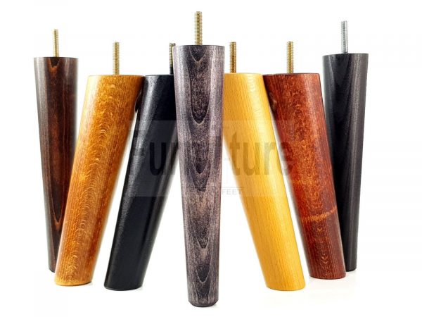 4x Turned Wood Furniture Settee Leg M8 Replacement Feet Chairs Stools Sofa 240mm - Image 4
