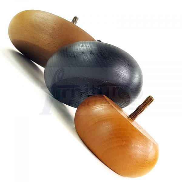 4x WOOD FURNITURE CHAIR LEGS M8(8mm) REPLACEMENT SOFA / SETTEE FEET 40mm HIGH - Image 10