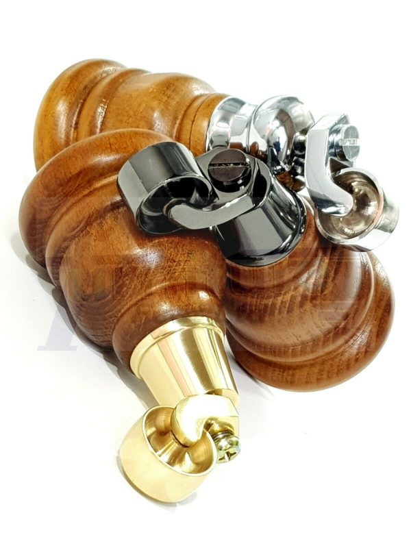 4x WOOD FURNITURE SOFA LEGS M8(8mm) REPLACEMENT CHAIR WITH CASTORS 165mm HIGH - Image 8