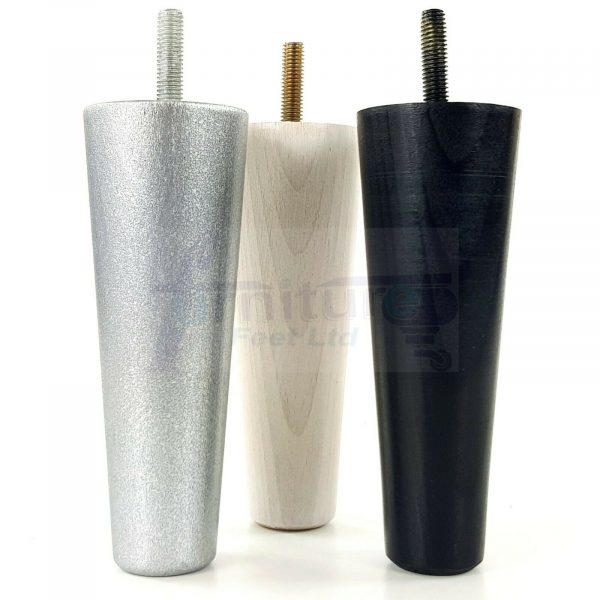 4x WOOD REPLACEMENT FURNITURE CHAIR LEGS M10(10mm) SOFA - SETTEE FEET 120mm HIGH - Image 11