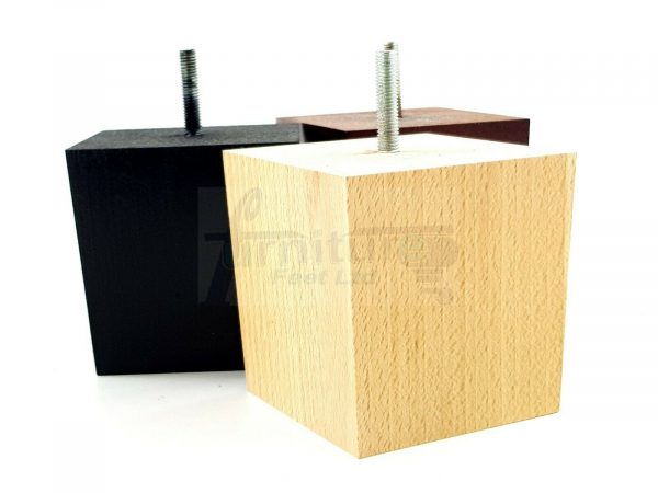 4x WOOD REPLACEMENT FURNITURE CHAIR LEGS M10(10mm) SOFA - SETTEE FEET 90mm HIGH - Image 7