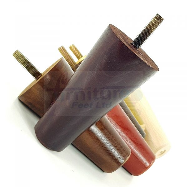 4x WOOD REPLACEMENT FURNITURE CHAIR LEGS M8(8mm) SOFA - SETTEE FEET 100mm HIGH - Image 7