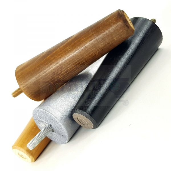4x WOOD REPLACEMENT FURNITURE CHAIR LEGS M8(8mm) SOFA - SETTEE FEET 135mm HIGH - Image 8